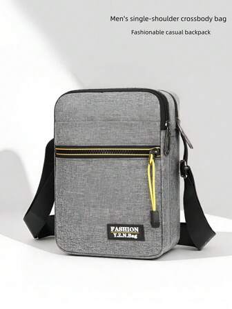 Casual Minimalist Men's Shoulder Sling Crossbody Bag Pouch