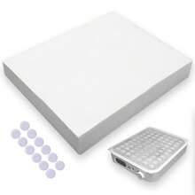 200 Sheets Nail Dust Collector Filter Paper With 12 Pcs  Disposable Nail Dust Filters For Most Of Nail Dust Collector Machine Nail Tech Nail Supplies Accessories For Nail Salon&Home{Inchcolor_nameinch:InchWhiteinch} - Trắng - Xem 2