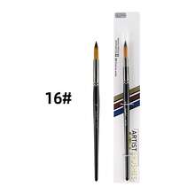 Conjunto de pincéis redondos profissionais Xin Bowen para pintura em aquarela, acrílico, guache, tinta e têmpera, ideal para artistas e amadores. - Tamanho Único - Ver 10