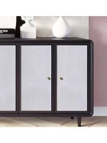 1 Roll Farmhouse Vintage High-End Black & White Optional Faux Wood Grain Contact Paper, Self-Adhesive Removable, Suitable For Kitchen Countertop Renovation, Cabinet Doors, Desktops, Shoe Cabinets And Other DIY Home Furniture Color Change, Holiday Repair And Renewal Wallpaper Wall Paper Wall Stickers Wall Decor Room Decor Bedroom Decor