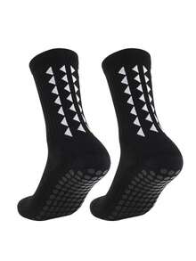 1 Pair Teenage Soccer Socks, 10-18 Years Old Boys Anti-Slip Durable Sports Socks, Floor Socks - Multicolor - View 10