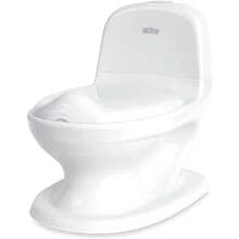 My Real Potty Training Toilet With LifeLike Flush Button And Sound For Toddlers And White