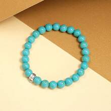 Thomas Sabo Turquoise Bohemian Style Beaded Bracelet X0217-947-7 - Blue - View 3