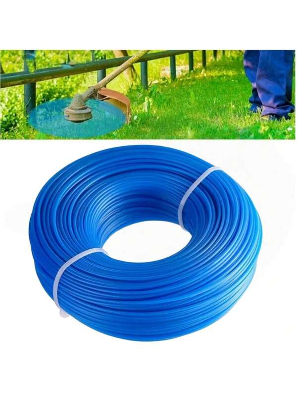 50m Nylon String Trimmer Line, 1.6mm Grass Cutting Rope,Round Durabled Wiper Cord, Suitable For Garden Lawn Mower & Electric Trimmers