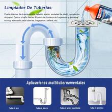 Bloe Zoo Rohrere Power Gel Rush Destapador de Tuberías de Acción Rápida sin Daños Elimina Olores Ideal para Mantenimiento de Hogares o Propiedades 500ML - 1 pieza - Ver 2