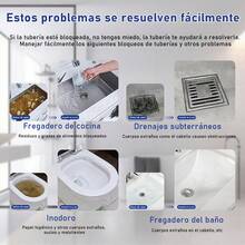 Bloe Zoo Rohrere Power Gel Rush Destapador de Tuberías de Acción Rápida sin Daños Elimina Olores Ideal para Mantenimiento de Hogares o Propiedades 500ML - 1 pieza - Ver 5