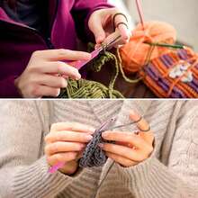 9pcs-99pcs Pink Soft Handle Crochet Hook Set, Yarn Knitting, Crochet Knitting, Suitable For DIY Handcraft Lovers, Crochet Handicrafts, Hats, Bags, Clothes, Socks (Random Color)