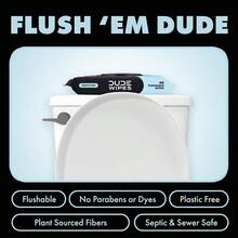 AFRT DUDE Wipes Medicated Flushable Wipes Fragrance Free Wet Wipes With Witch Hazel Vitamin E And Aloe 48 Count Pack Of 3 - Gói 3 - Xem 3
