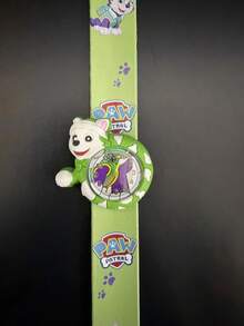 Paw Patrol 青少年手表，趣味手环手表，硅胶按扣手环青少年电子手表，多种颜色可选，青少年礼物
