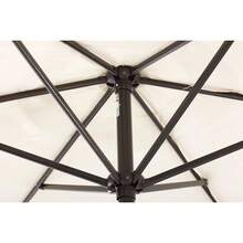 Ombrellone da esterno, supporto e base - Grigio - Visualizzare 3