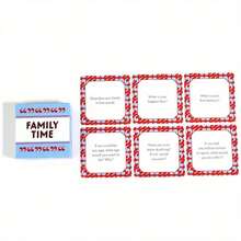 1set,"Family Time" Mini Size Family Gathering Game Card,Increase Your Contact,Fun Card Game,Party Board Games,Holiday Card Game,Interesting Gift,Easy To Carry,Suitable For Family Gatherings,Picnic Games,Etc - Multicolor - View 9