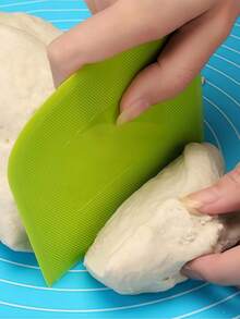 Espátula de silicona verde multiusos: perfecta para hornear, glasear y talla grande