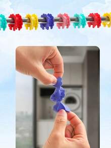 5pcs Silicone Clip Clothesline Hooks, Windproof Clothesline Clips, Clothesline Hangers Drying Rack Clips