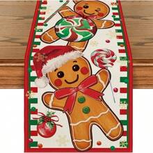 Kitchen Table Runners - Gingerbread Man - View 1