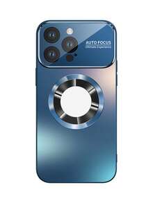 Ốp lưng điện thoại từ tính cao cấp, mờ, thời trang với lớp bảo vệ ống kính tích hợp, màu Titan mới, tương thích với các dòng Apple 16, 15, 14, 13, 12 và 11 Pro Max Plus. Hỗ trợ sạc không dây từ tính và được trang bị kính chống sốc bảo vệ ống kính camera. Quà tặng sinh nhật, kỷ niệm. - Màu xanh hải quân - Xem 15