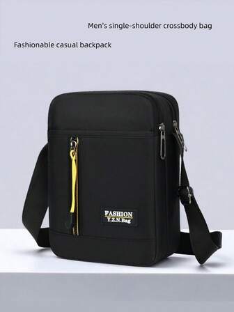 Casual Minimalist Men's Shoulder Sling Crossbody Bag Pouch
