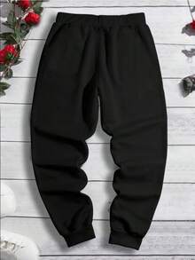 Chándal Y2K Estampado con dragones Street Style Adecuado para todas las estaciones - Negro - Ver 2