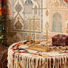 1pc Adjustable 3-Tier Jewelry Display Stand, Necklace Bracelet Earring Watch Organizer - (Black, White, Gold) Metal Frame With Round Wooden Shelves, Multi-Purpose Jewelry Tower, Modern Home Decor & Storage, Elegant Minimalist Design, Sturdy Structure - Perfect Decoration For Bedroom Jewelry Table, Best Gift For Girlfriend On Valentine's Day, Christmas, Mother's Day - Multicolor - View 14