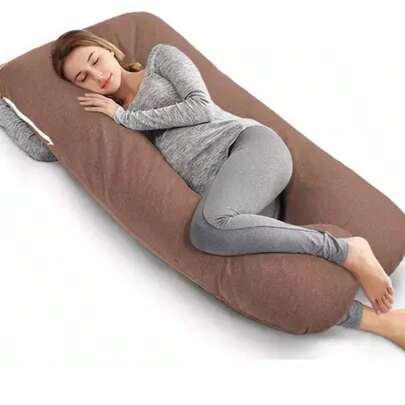 1 Pieza Almohada De Maternidad Abrazable ,Con apoyo lateral,Funda Desmontable,Almohada para dormir,Pregnancy Pillow,Cojin ajustable de Lactancia,Almohada para niños,Colecho para niños