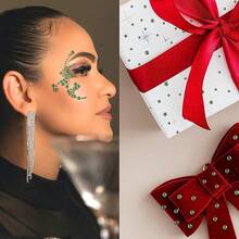 975Pcs Face Gems Hair Gems, Self-Adhesive Face Jewels Eye Jewels Rhinestones 3/4/5/6 Mm DIY Face Gems Stick On, Hair Body Rhinestones Gems Crystals Pearls For Face Makeup, Crafts (Gem_LightGreen){Inchcolor_nameinch:Inchgem_lightgreeninch} - gem_lightgreen - 查看 5