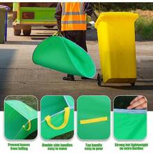 Leaf Collector, Portable Pop Up Leaf Bags, Foldable Leaf Pick Up Tools Patent Number D1005635, Reusable Yard Garden Bags For Leaves Lawn Trash - Green - View 4