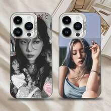 Funda Blanca Mate Antigolpes Compatible con 17,16,15,14,13,12,11,Pro,MAX de SNSD Girls Generation Taeyeon - z8 - Ver 1