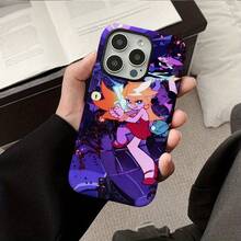 Funda de película dos en uno de panty y medias de anime  - Duradera, amortiguadora y de protección moderna - Compatible con iPhone 16, 15, 14, 13, 12, 11, Plus, Pro, Max, regalo de cumpleaños perfecto para amigos - Blanco - Ver 4