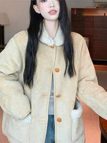 Women Jackets - Khaki - View 2