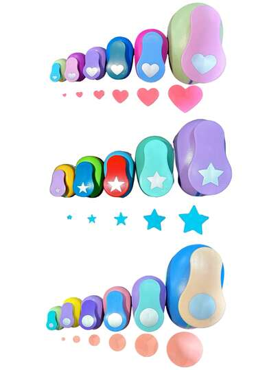 1pc Shell Random Color Flower Puncher, Embossing Machine, Punching Machine, Creative DIY Flower Punching Machine, Beginner Handmade Material Embossing Machine, Labor-Saving, Labor-Saving Embossing Machine, Halloween Gift, Christmas Gift