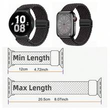 1 件 18mm20mm22mm 编织磁环兼容 Sam Galaxy Watch 7/6/5/4 40mm44m/6 Classic 43mm 47mm/Active 2/Gear S3 Classic/HW GT5/GT4 41mm 46mm/GT2/GT 3 42mm 46mm/HW Watch 4 Pro/Watch GT 5 Pro 表带，可调节弹性尼龙腕带兼容 Series11 - 城市之光 - 查看 3