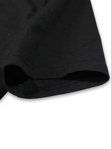 Camiseta de Fe Cristiana para Hombres con Diseño de "1 Cruz 3 Clavos 4 Donaciones" - Camiseta Gráfica Religiosa Negra y Dorada, Cuello Redondo Casual de Manga Corta, Comodidad para Todas las Estaciones para Iglesia, Atuendo Casual y Eventos Cristianos - Tallas Unisex para Adultos y Jóvenes Disponibles - Negro - Ver 5