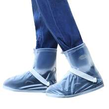 Cubre Zapatos Impermeable, Protector Lluvia para Hombre y Mujer, Cubiertas para Zapatos Plegable, Antideslizante y Reutilizable, Funda para Botas de Lluvia para Aceite Barro Lluvia Nieve - ‎Blanco - Ver 2