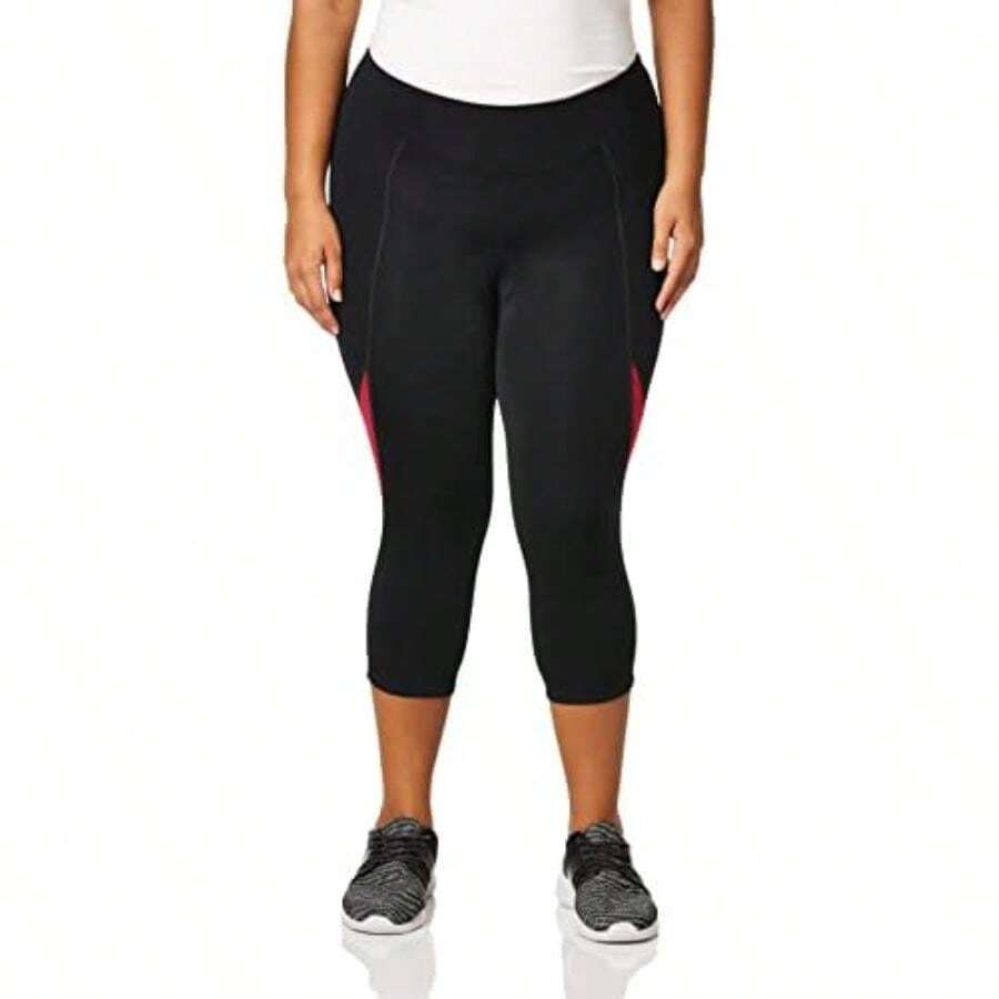 Pearl Izumi - Ride Women's Sugar Cycling 3/4 Tights, Black/Cerise, Large(default) - Tipo 1 - Ver 1