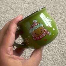 1/4pcs Mini Cartoon Mug Creative Ceramic Graffiti Santa Claus Elk Cups Christmas Gifts Milk Coffee Tea Drinkware Water Cups