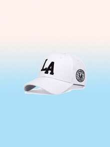 1pc Letter Embroidered Baseball Cap, Breathable Outdoor Cycling Hiking Hat, Adjustable Sweatband, UV Protection, Motorcycle Riding Sports Cap, Unisex Casual Street Fashion Hat, Suitable For All Seasons: Spring, Summer, Autumn, Winter
