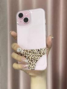 2pc Transparent Cool Space Case Leopard Print Inner Lining TPU Protective Phone Case Suitable For  13 14 15 16 Pro Max 17 17 Pro 17 Air 17 Pro Max,  11 12 Pro Max X XR XS Max 16 16 Pro 16 Plus 7 8 Plus 13 Mini 12 Mini 15 Pro Max, 14 Pro 14 Plus 15 Plus, Fashionable, Shockproof, Waterproof, Personalized, Artistic, Cute Couple DesignFOR-YOUR-BELOVED-PHONE Christmas Gifts Christmas Gifts - 款式1(1件) - 查看 7
