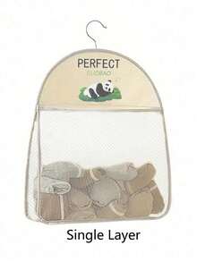 1 pièce Étagère de rangement suspendue en tissu - Organisateur mural en tissu léger pour sous-vêtements et chaussettes, sac de rangement suspendu pour armoire, rangement derrière la porte, filet de rangement pour ranger les petits objets - Comprend des crochets, économise l'espace de la porte/armoire, rangement des vêtements, organisateur de placard, organisateur de cuisine