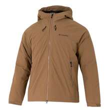 Columbia Sunrise Cabin™ 男士柔软舒适羽绒服，适合户外运动、旅行和休闲穿着 - 棕褐色 - 查看 1