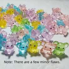 30 قطعة / 50 قطعة من تماثيل الفيلة الصغيرة، ديكورات صغيرة لحيوانات أليفة جميلة، إكسسوارات ديكورية لتزيين المناظر الطبيعية للحدائق المصغرة على المنضدة، إكسسوارات ديكورية مسلية وجميلة لتزيين المنضدة، قطع بألوان عشوائية لعرض المنضدة.