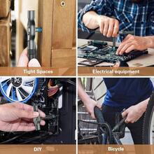 24 In 1 Magnetic Screwdriver Set, Ratchet Screwdriver Set, Multi Bit Magnetic Drive Set With Detachable Ratchet Handle, Portable Precision Repair Kit Furniture Computer - 24合1 - 查看 4