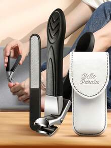 Bello Paratu 2Pcs/Set Nail Clippers Set Ingrown Toenail Thick Nail Clippers Set For Professional Heavy Duty Toenail Clippers Cutter Pedicure Manicure Fingernail Tools - Multicolor - View 1