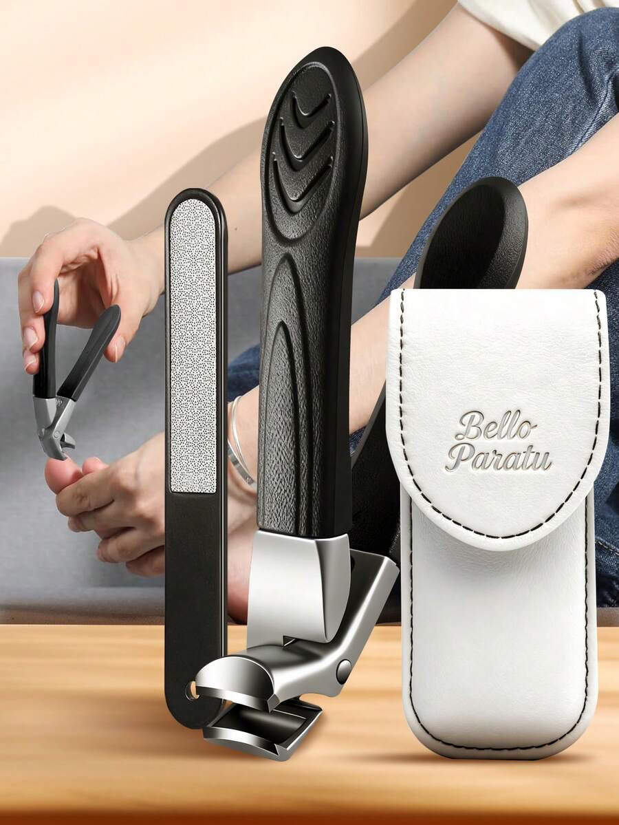 Bello Paratu 2Pcs/Set Nail Clippers Set Ingrown Toenail Thick Nail Clippers Set For Professional Heavy Duty Toenail Clippers Cutter Pedicure Manicure Fingernail Tools - Multicolor - View 1