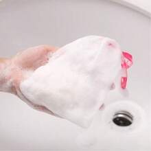 Exfoliating Soap Bag, Double-Layer Thickened Foam Net, Bubble Net Bag, Soap Proof Bag, Bathtub And Shower Cord Clip Bag, Any Color