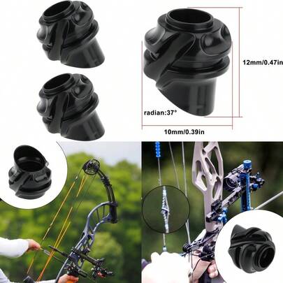 2pcs Composite Aluminum Alloy Pulley Shooting Aiming Peephole Aiming Bow Target Tool Accessories For Bow And Arrow Shooting
