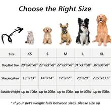 Small Dog & Cat Beds For Indoor Cats, Donut Cuddler Warming Soft Dog Beds With Anti-Slip Bottom, Round Calming Fluffy Plush Faux Fur Cushion Bed For Small Medium Dogs (20", Smoke Grey) - 藏蓝色 - 查看 5