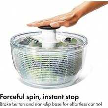 6.22 Quart Capacity Salad Spinner With Builtin Strainer For Efficient Lettuce Fruit And Vegetable Cleaning Ideal Kitchen Tool For Quick And Easy Fresh Produce Washing In Home Cooking And Meal Prep - 大型沙拉脫水器 - 查看 4