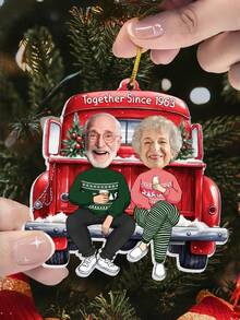 1/3/5 قطعة زخرفة أكريليك شخصية "كنا معًا"، هدية عيد الميلاد المخصصة للأزواج، هدية ذات معنى عميق لعيد الزواج 2025 لزوجها، زوجته، هدية عيد الميلاد المخصصة قلادة شجرة عيد الميلاد، زخرفة أكريليك شخصية، هدية للمناسبات، ديكور عيد الميلاد، هدية ، هدية رأس السنة الجديدة، ديكور الحفلات - متعدد الألوان (نمط السيارة) - مشاهدة 3