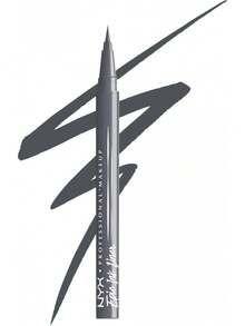 TendenciaNyx Maquillaje Profesional, Delineador de Tinta Mate Epic.Tono: Stone Washed (gris mate).Delineador líquido de ojos a prueba de agua y ultra pigmentado.Fórmula vegana.Calidad premium - Lavado a la piedra (gris mate) - Ver 1