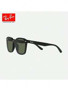 Ray Ban 太陽眼鏡RB4392D 太陽眼鏡大框眼鏡 修飾顯臉小 戶外防曬墨鏡 生日禮物 節慶送禮 - 黑色 - 查看 3