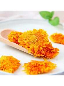 1 pieza Flores de caléndula secas de 210g/paquete o 310g/paquete, adecuadas para velas decorativas DIY, jabones, baños, bodas, confeti, fragancias para el hogar, manualidades - Ramo de flores secas (1 pieza) - Ver 10